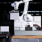 Robotic palletizer / case / for cardboard boxes / industrial